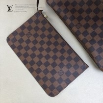 LV-N41358 路易威登新款原版皮Neverfull經典手袋