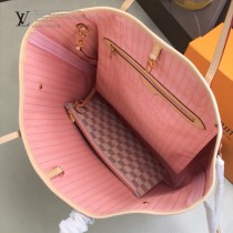 LV-N41605 路易威登新款原版皮Neverfull經典手袋