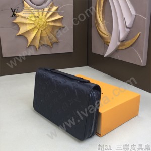 LV-N41503 路易威登新款原版皮壓格黑手包