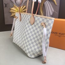 LV-N41361 路易威登新款原版皮Neverfull經典手袋