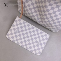 LV-N41361 路易威登新款原版皮Neverfull經典手袋