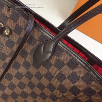LV-N41358 路易威登新款原版皮Neverfull經典手袋