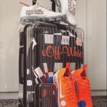 RIMOWA-0111 OFF-WHITE RIMOWA日默瓦聯名全透明TOPAS系列鹿晗 李宇春同款行李箱 吃土也要買的款式