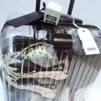 RIMOWA-0111 OFF-WHITE RIMOWA日默瓦聯名全透明TOPAS系列鹿晗 李宇春同款行李箱 吃土也要買的款式