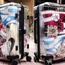 RIMOWA-0111 OFF-WHITE RIMOWA日默瓦聯名全透明TOPAS系列鹿晗 李宇春同款行李箱 吃土也要買的款式