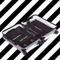 RIMOWA-0111 OFF-WHITE RIMOWA日默瓦聯名全透明TOPAS系列鹿晗 李宇春同款行李箱 吃土也要買的款式