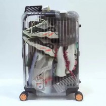 RIMOWA-0111 OFF-WHITE RIMOWA日默瓦聯名全透明TOPAS系列鹿晗 李宇春同款行李箱 吃土也要買的款式