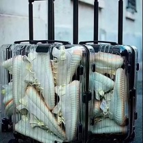 RIMOWA-0111 OFF-WHITE RIMOWA日默瓦聯名全透明TOPAS系列鹿晗 李宇春同款行李箱 吃土也要買的款式