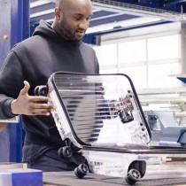 RIMOWA-0111 OFF-WHITE RIMOWA日默瓦聯名全透明TOPAS系列鹿晗 李宇春同款行李箱 吃土也要買的款式