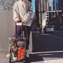 RIMOWA-0111 OFF-WHITE RIMOWA日默瓦聯名全透明TOPAS系列鹿晗 李宇春同款行李箱 吃土也要買的款式