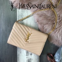 YSL-377828-06 聖邏蘭新款原版皮球紋黑扣信封包