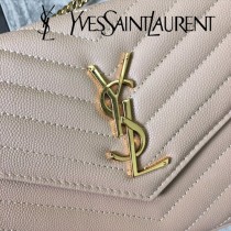 YSL-377828-06 聖邏蘭新款原版皮球紋黑扣信封包