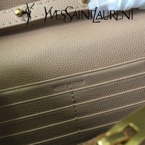 YSL-377828-06 聖邏蘭新款原版皮球紋黑扣信封包