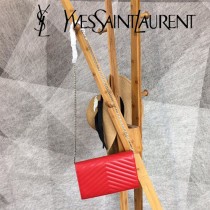 YSL-377828-017 聖邏蘭新款原版皮球紋銀扣信封包
