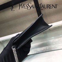 YSL-354113 聖邏蘭新款原版皮黑色真皮鏈條包