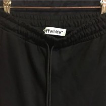 2018春季新品潮牌OFF-White 七彩色薄款棉裤运动卫裤男女情侣款束脚长裤