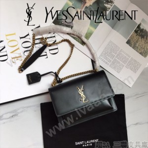 YSL-441971 聖邏蘭新款頂級進口原單王子文鄭秀文同款牙簽紋日落包
