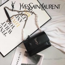 YSL-441971-01 聖邏蘭新款頂級進口原單王子文鄭秀文同款牙簽紋日落包