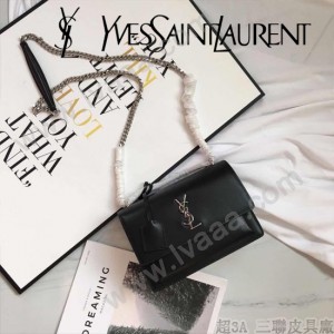 YSL-441971-01 聖邏蘭新款頂級進口原單王子文鄭秀文同款牙簽紋日落包