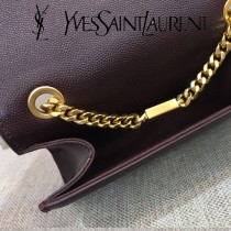 YSL-354120-01  聖邏蘭新款原版皮魚子醬流蘇斜背包