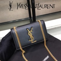 YSL-354121  聖邏蘭新款原版皮平紋斜挎小包