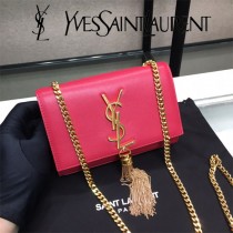 YSL-354121-04  聖邏蘭新款原版皮平紋斜挎小包