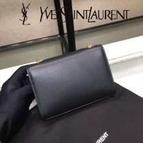 YSL-354121  聖邏蘭新款原版皮平紋斜挎小包