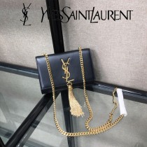 YSL-354121-03  聖邏蘭新款原版皮平紋斜挎小包