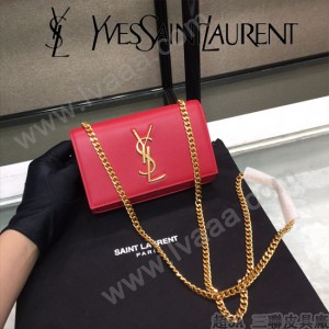 YSL-354121-01  聖邏蘭新款原版皮平紋斜挎小包