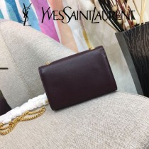 YSL-354120-01  聖邏蘭新款原版皮魚子醬流蘇斜背包