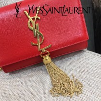 YSL-354120-02  聖邏蘭新款原版皮魚子醬流蘇斜背包