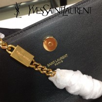 YSL-354121  聖邏蘭新款原版皮平紋斜挎小包