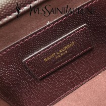 YSL-354120-02  聖邏蘭新款原版皮魚子醬流蘇斜背包