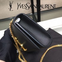 YSL-354121  聖邏蘭新款原版皮平紋斜挎小包