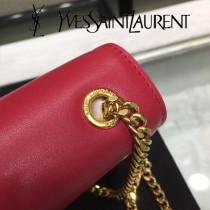 YSL-354121-04  聖邏蘭新款原版皮平紋斜挎小包