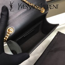 YSL-354121-03  聖邏蘭新款原版皮平紋斜挎小包