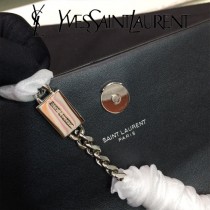 YSL-354121-02  聖邏蘭新款原版皮平紋斜挎小包