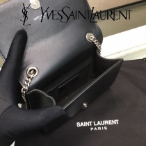 YSL-354121-02  聖邏蘭新款原版皮平紋斜挎小包