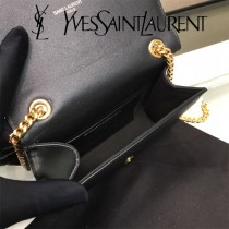 YSL-354121  聖邏蘭新款原版皮平紋斜挎小包