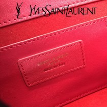 YSL-354121-04  聖邏蘭新款原版皮平紋斜挎小包