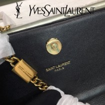YSL-354121-03  聖邏蘭新款原版皮平紋斜挎小包