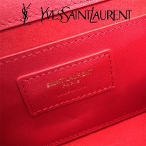 YSL-354121-01  聖邏蘭新款原版皮平紋斜挎小包