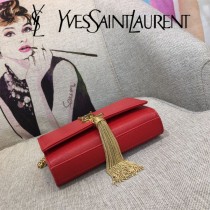 YSL-354120-02  聖邏蘭新款原版皮魚子醬流蘇斜背包