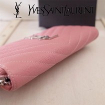 YSL-358094-09 原版皮 新款  拉璉款爆款 錢包