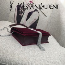 YSL-354122-03  聖邏蘭新款原版皮天鵝絨款斜背包