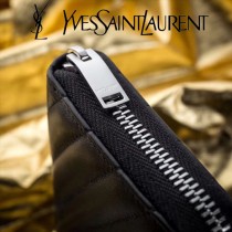 YSL-358094-01 原版皮 新款  拉璉款爆款 錢包