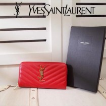 YSL-358094-07 原版皮 新款  拉璉款爆款 錢包