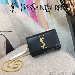 YSL-354121-05  聖邏蘭新款原版皮平紋斜挎小包
