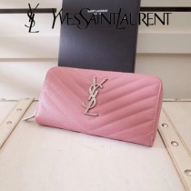 YSL-358094-09 原版皮 新款  拉璉款爆款 錢包