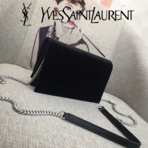 YSL-354122  聖邏蘭新款原版皮天鵝絨款斜背包